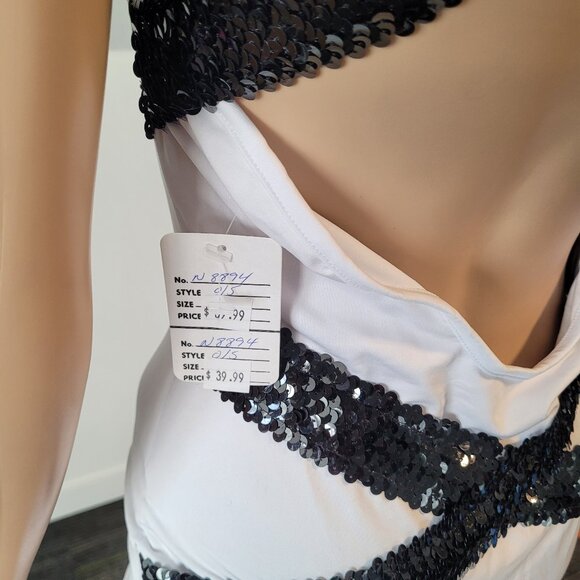 Sexy Women White Small Club Stretch Party Cocktail Dress N8894 - Picture 5 of 8